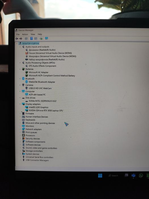 Продам Ноутбук Asus Tuf f16 pro с девайсами бу