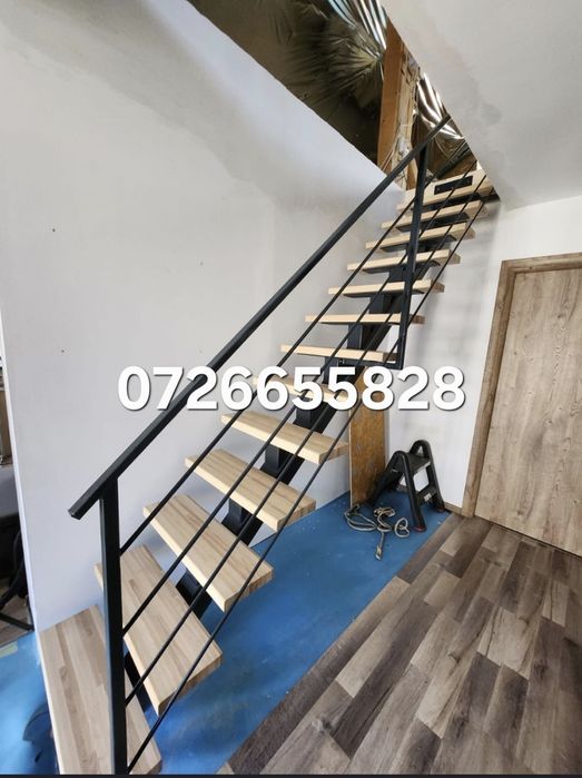 Firma noastră realizează SCARI METALICE Interioare si Exterioare la co