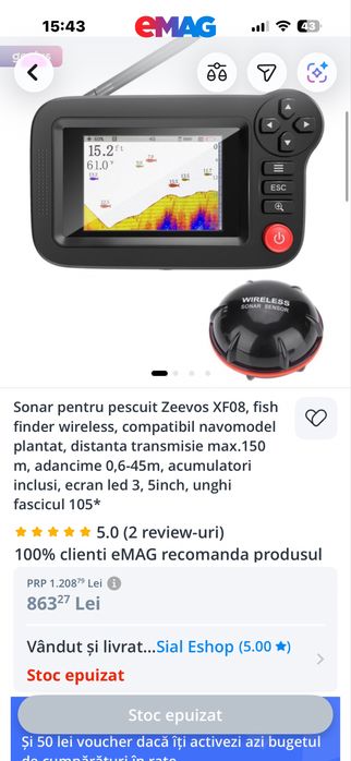 Vand sonar wireles
