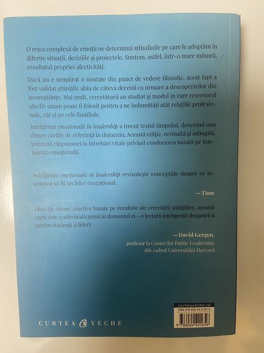 Inteligenta emotionala in Leadership - Daniel Goleman