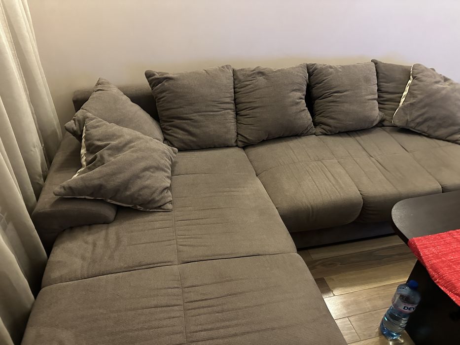 Ъглов Диван 260/180см  - Удобен за сън - Перфектно състояние!!!