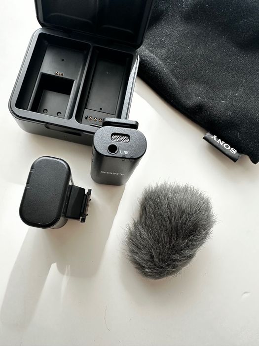 Microfon wireless Sony ECM-W3S + cutie încărcare – ca nou