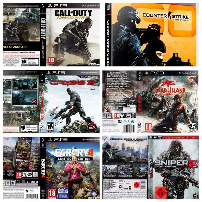 игры на SONY PS 3/PS 2/PSP