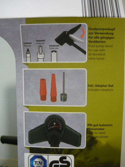 Pompă bicicletă mare cu manometru NOUĂ