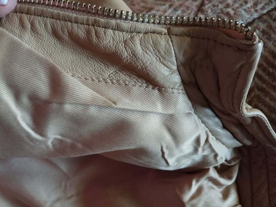 Bershka яке естествена кож