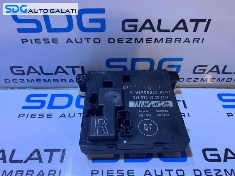 Unitate Modul Calculator Control Confort Usa Portiera Dreapta Spate Mercedes Clasa E Class W212 2002 - 2009 Cod 2118201626 A2118201626 [L4041]