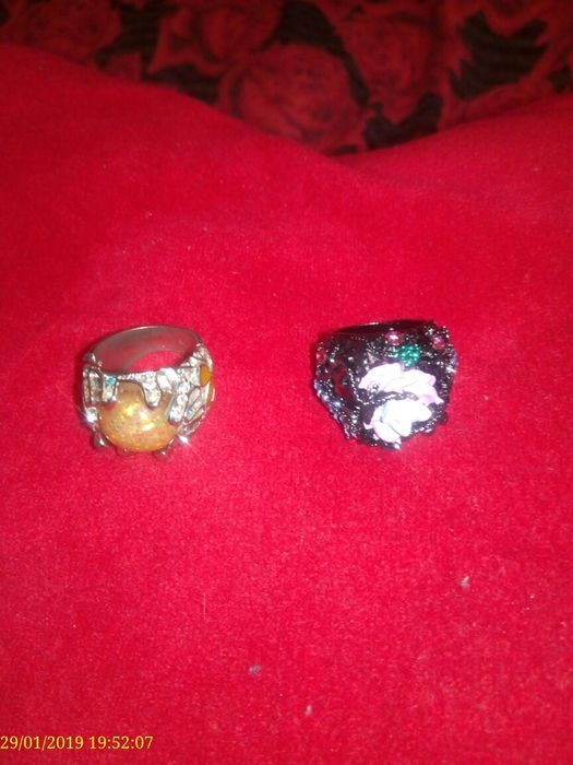 Inele argint si ardint negru