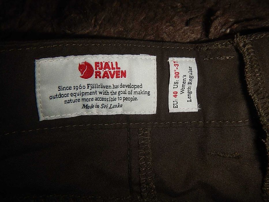 Pantalon Fjallraven Karla G1000. Marimea 40(M)-Women.