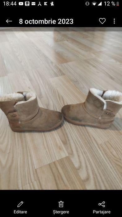 UGG ghete îmblănite de copii