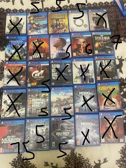 Диски пс 4 пс 5 продажа обмен