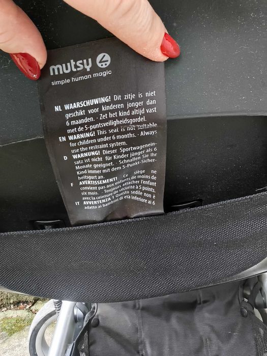 Бебешка количка Mutsy i2 комплект urban nomad White and Blue