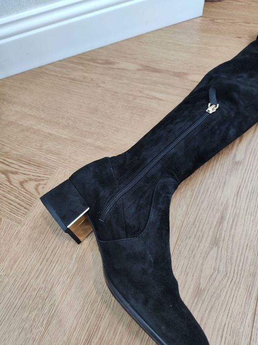 Сапоги ботфорты Uterque