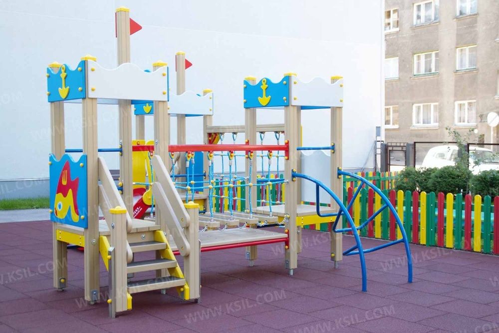 Детские площадки KSIL карусели качели горки Болалар майдончаси КСИЛ