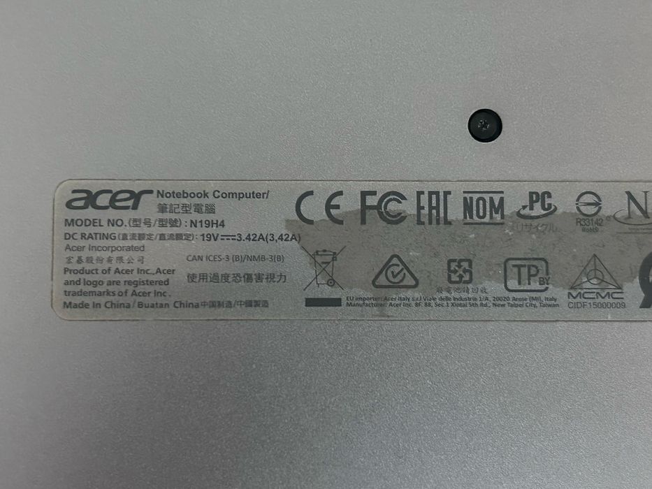 Ноутбук/Ультрабук Acer Swift 3