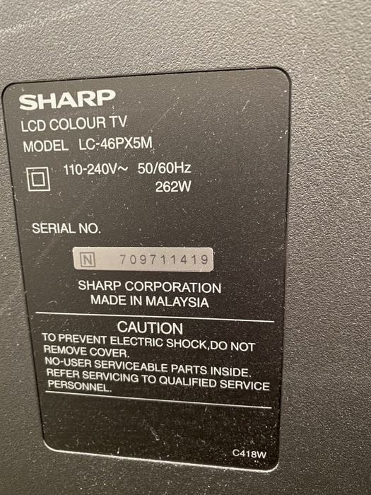 Телевизор sharp рабочий