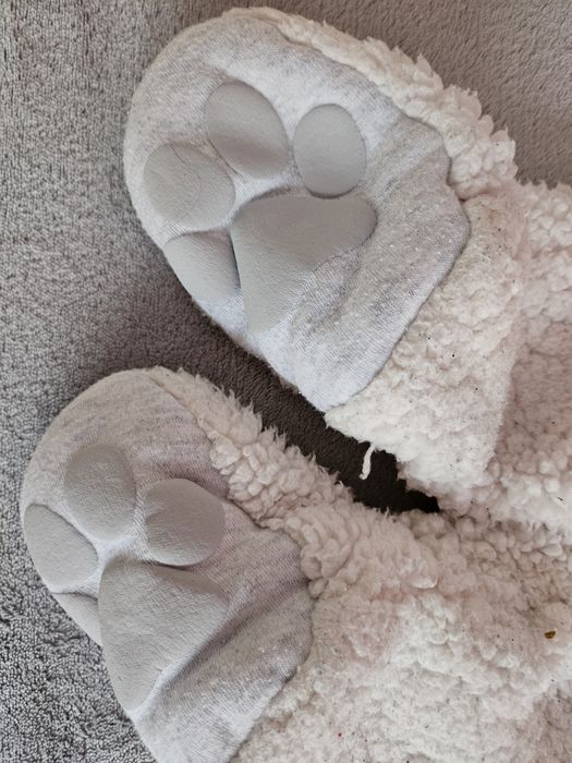 Мъхест гащеризон с ушички Primark / Пухкав космонавт