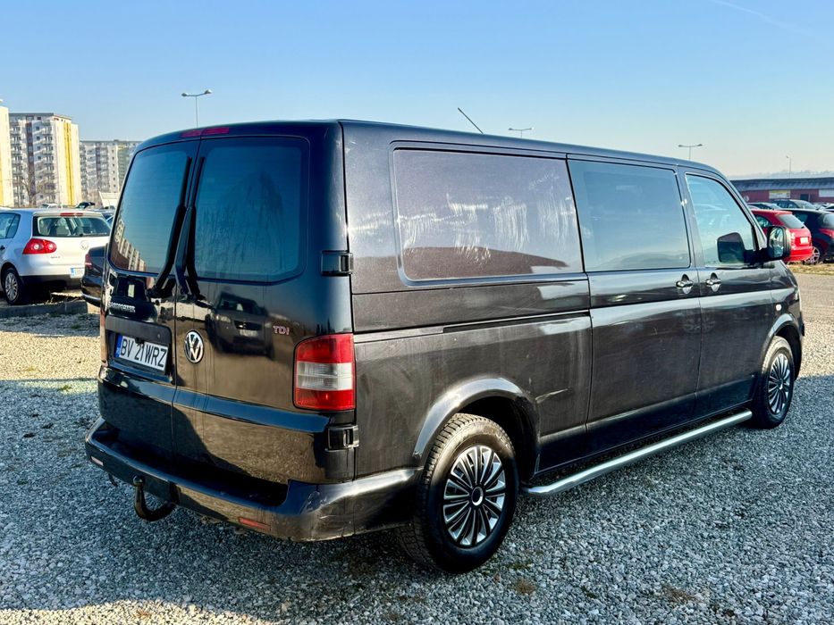 Vw t5 transporter 5 locuri xxl lung mixt 2.5 tdi 170cp