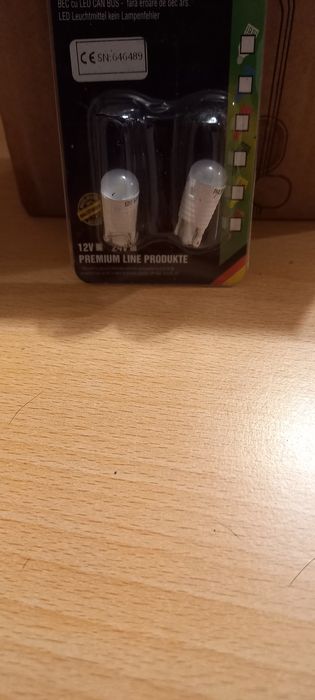 W5W t10 leduri philips pozitie