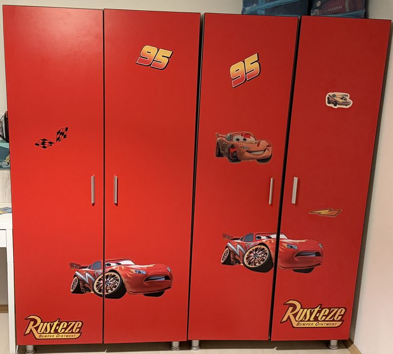 Vand Set dulapuri rosii + rollbox Cars