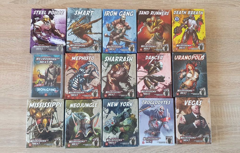 Neuroshima Hex + 15 expansions