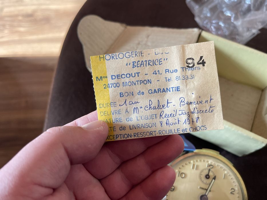 Френски Винтидж часовник JAZ 1978г.