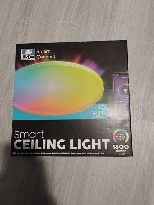 Plafoniera led rgb smart