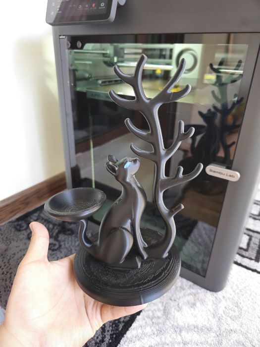 Кошачье дерево-подставка для украшений