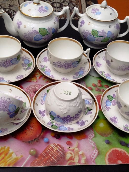 Чайный сервиз советский Вербилки