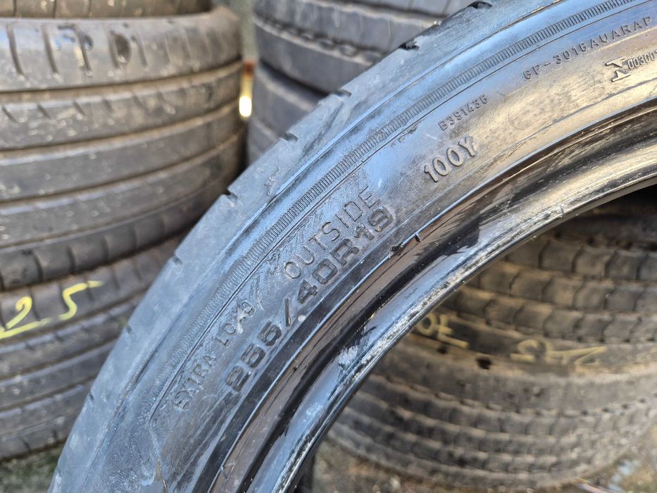 2 Anvelope de VARA - 255/40/19 - GoodYear - Stare F BUNA - DOT 2023 !