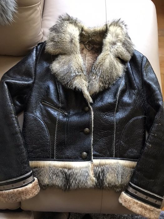 Палта, Кожух от агнешка кожа, топло яке с яка от заек и кожено яке