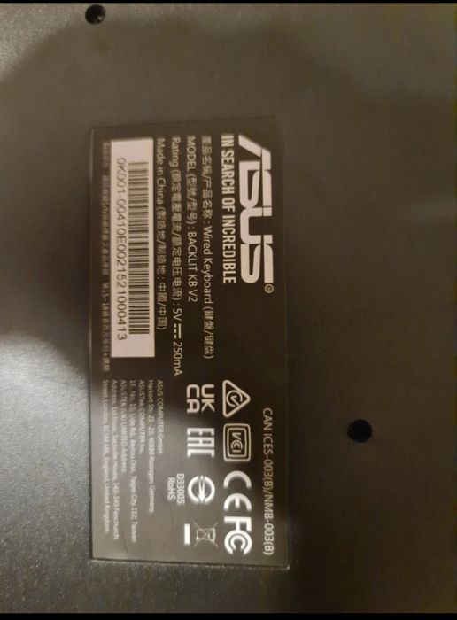 Tastatura Asus Backlit Kb V2 noua