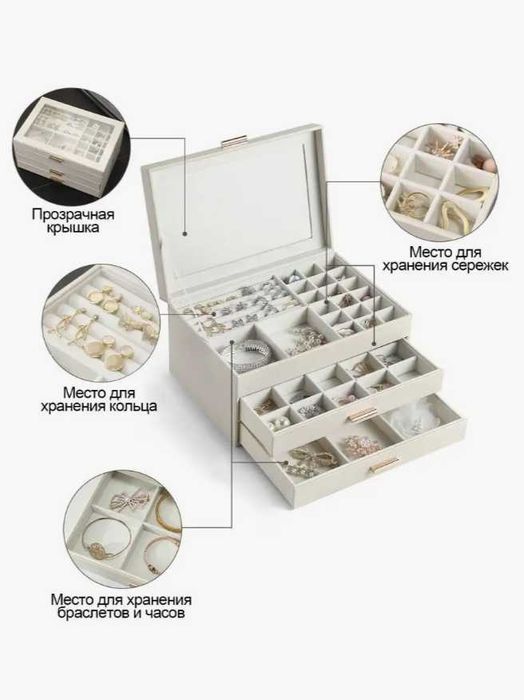 Шкатулка для хранения украшений — Подарок для девушки