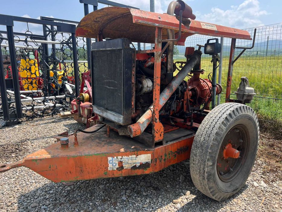 Мотопомпа с 4-цилиндров двигател Ford (Тест на място)