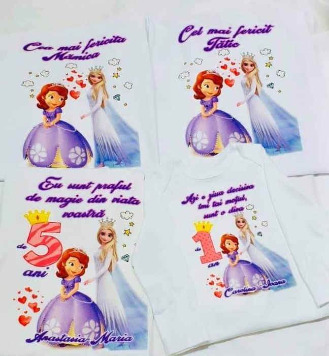 Tricouri personalizate aniversare