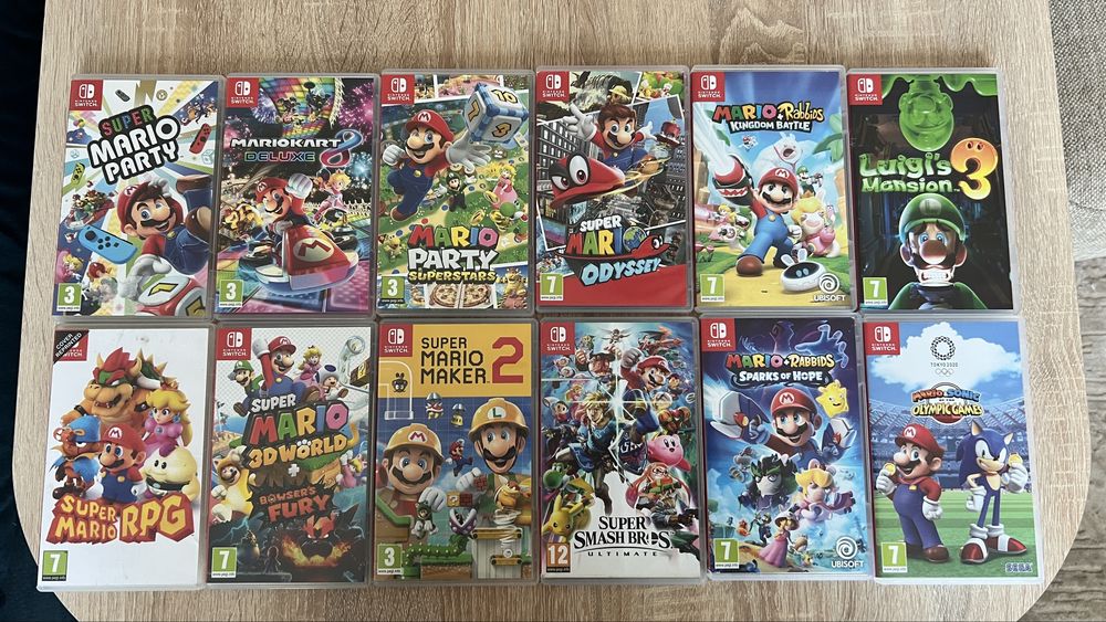 Игри за Nintendo Switch- Fifa, Minecraft, Pokemon Mario и др