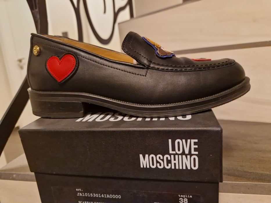Дамски лоуфъри  LOVE MOSCHINO