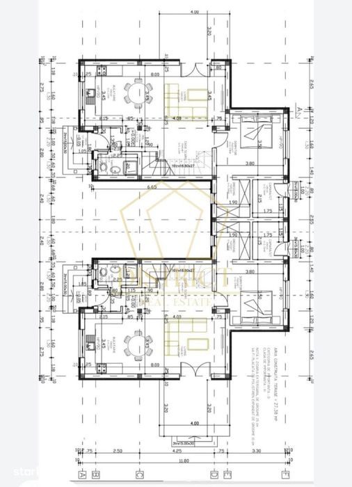COM 0% Duplex cu 4 camere, despărțit prin camera tehnica | Mosnita Nou