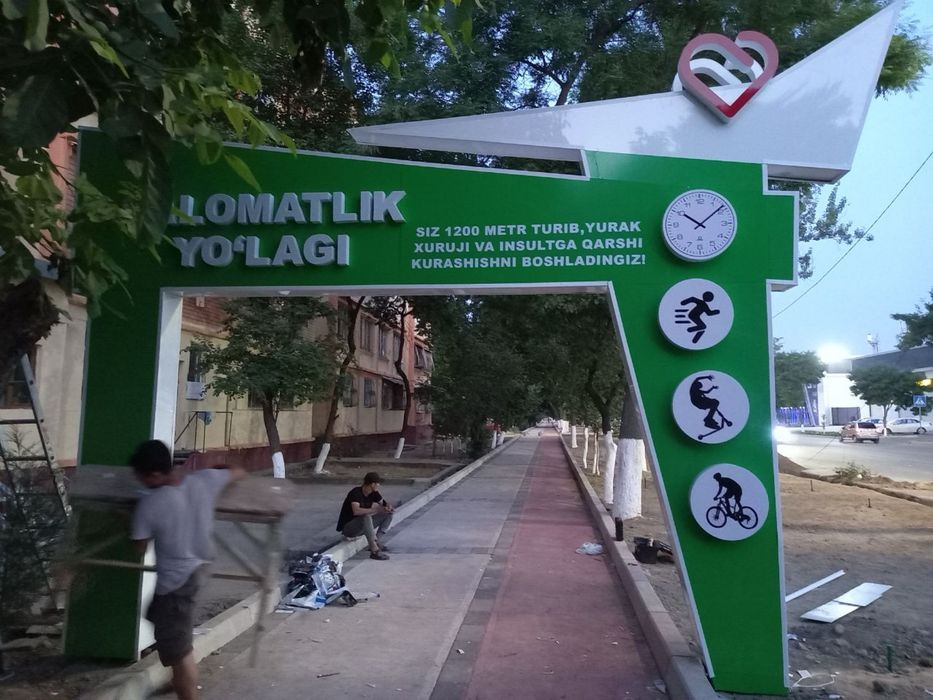 Tashqi Reklama Xizmati Banner Bukva Poligrafiya Metall Bukva