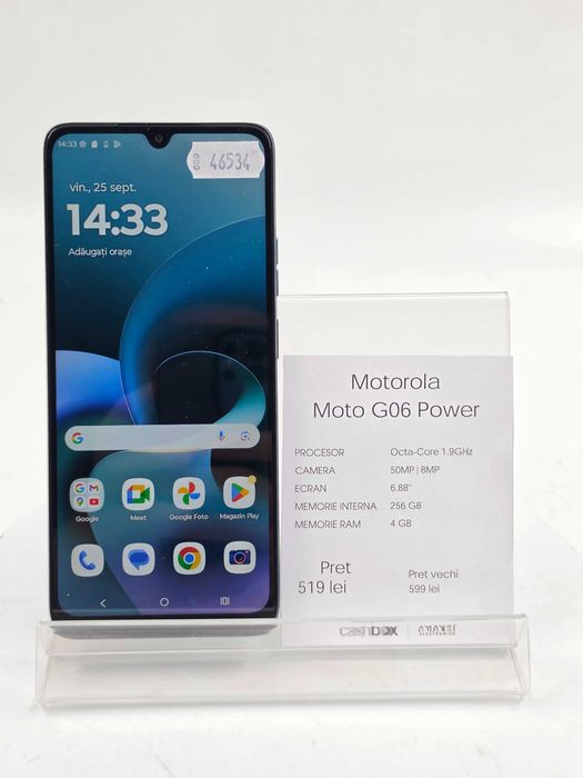 Motorola G06 256GB 4GB RAM Garantie 24 Luni CashBox