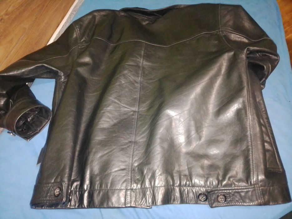 Мъжко кожено яке Marc O'Polo  размер L чисто ново бартер заменям