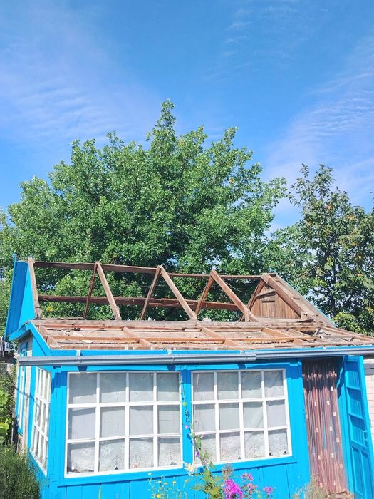 Ремонт крыши , профлист