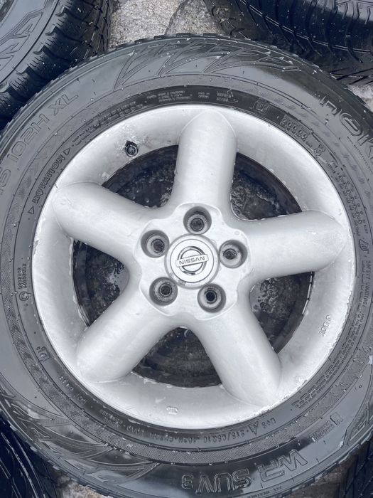 Джанти с гуми nissan x trail t30 215/65/16