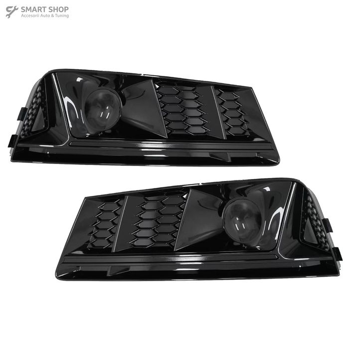 Grile Laterale Audi A4 B9 Sedan Avant (2016-2018) RS4 Design Negru