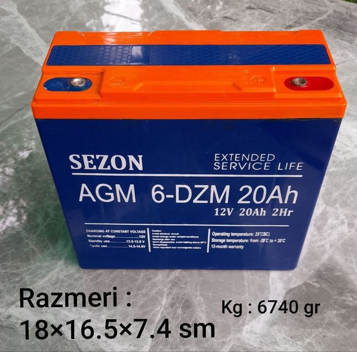 Barcha turdagi elektro skuter hamda muraveylar uchun akkumulatorlar