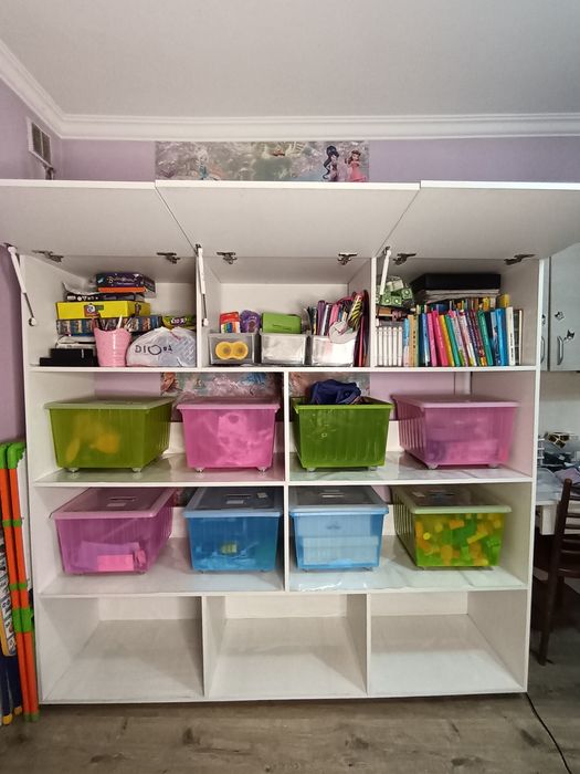 Стеллаж с ящиками