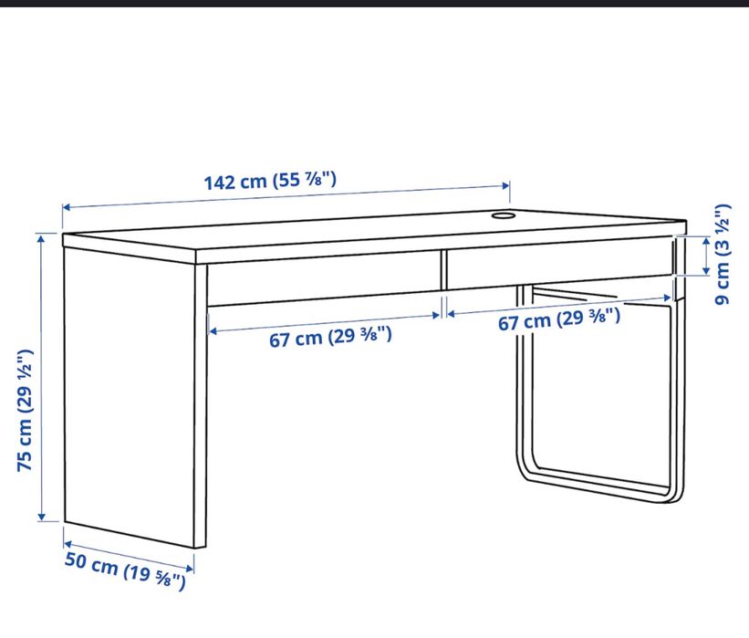 Стол Икеа Микке, 40000тг