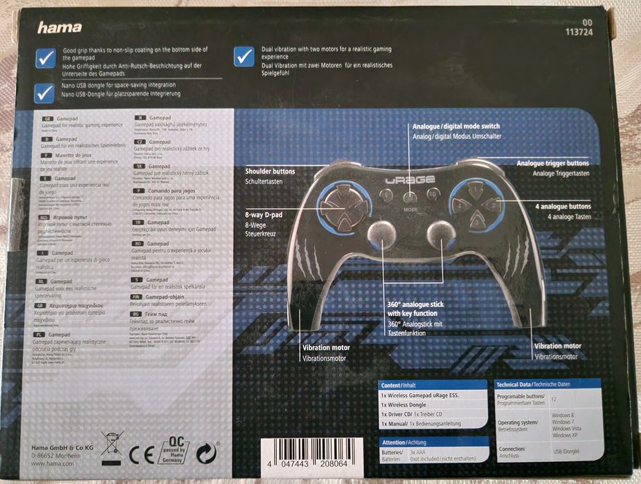 Контролер Джойстик Hama