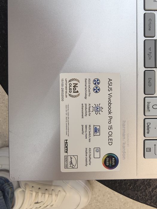 ASUS Vivobook Pro 15 RTX 4060 Intel Ultra 9 185H 24GB DDR5 3K OLED 120