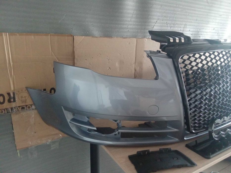 Bara fata, grila radiator rs look fagure Audi A4 B7 Albastru LY7T