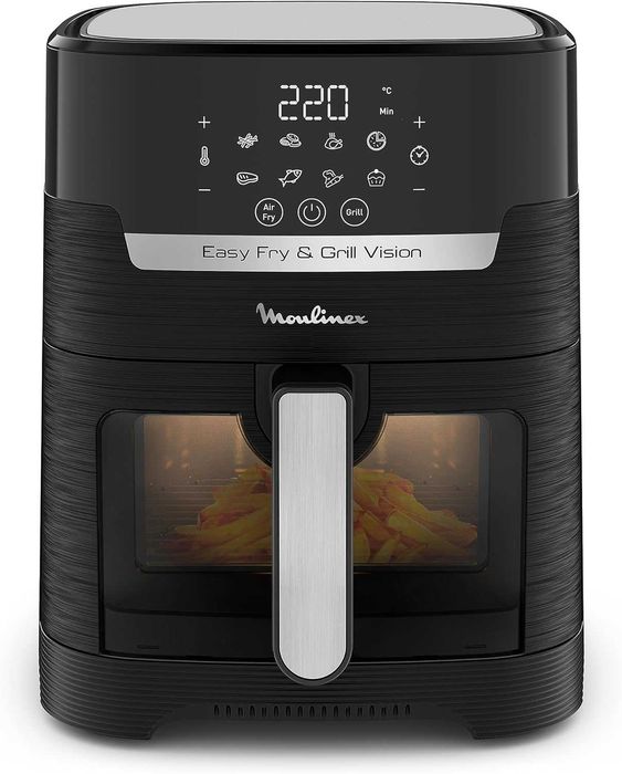 Фритюрник с горещ въздух Moulinex Easy Fry & Grill Vision 4.2L (EZ5068)